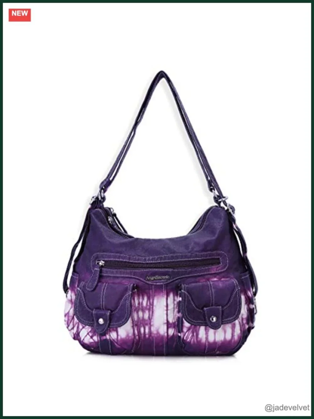 Women Multifunctional Soft Washed PU Leather Handbag Backpack Crossbody